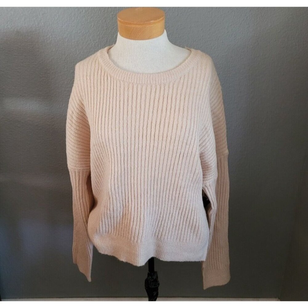 No Boundaries Juniors Sweater Twist Back Pullover Tan Size‎ XXXL (21)